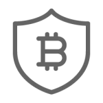bitcoin cryptocurrency shield icon03 ifxhome صرافی گرین چنج