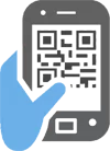 scan qr logo حذف حساب آلپاری