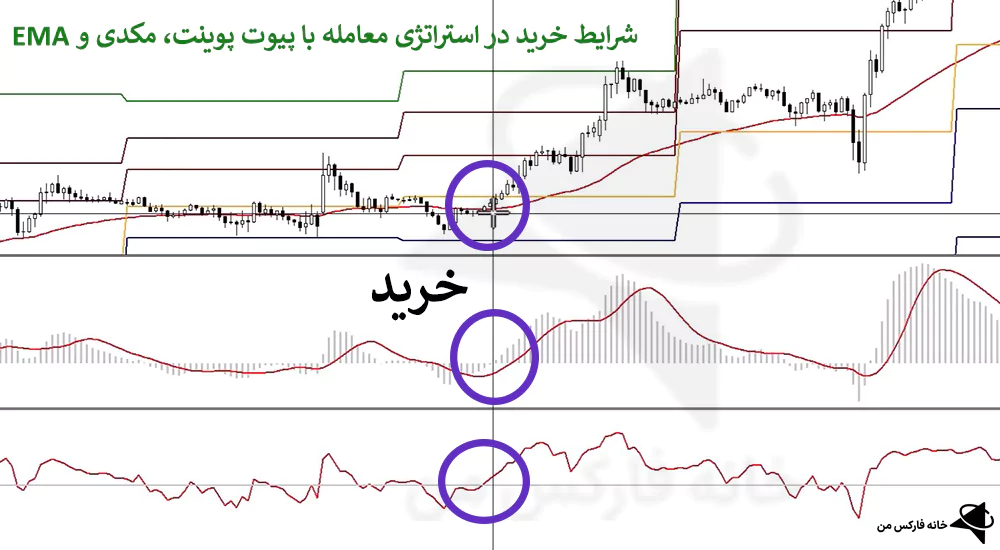 استراتژی معامله با پیوت پوینت، استراتژی با پیوت پوینت، استراتژی با مکدی