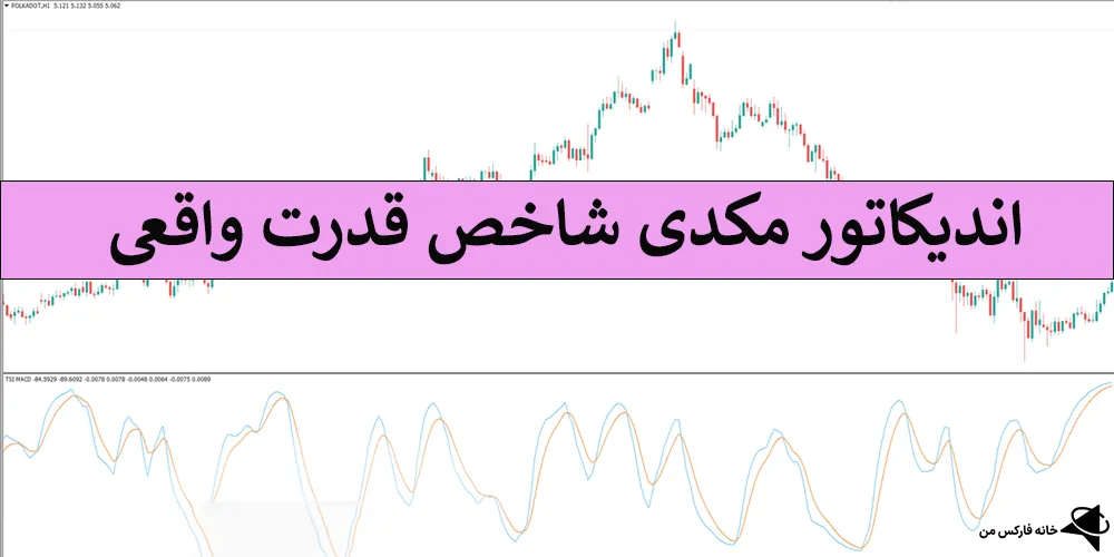اندیکاتور مکدی شاخص قدرت واقعی، اندیکاتور مکدی، اندیکاتور TSI MACD 