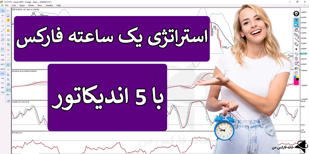 💯 معرفی استراتژی یک ساعته فارکس با 5 اندیکاتور – روش ساده H1 فارکس – (IFX-ST232) 💹