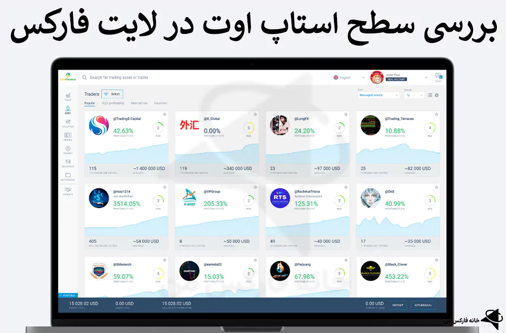 سطح استاپ اوت در لایت فارکس، سطح stopout لایت فایننس، سطح استاپ اوت liteforex 