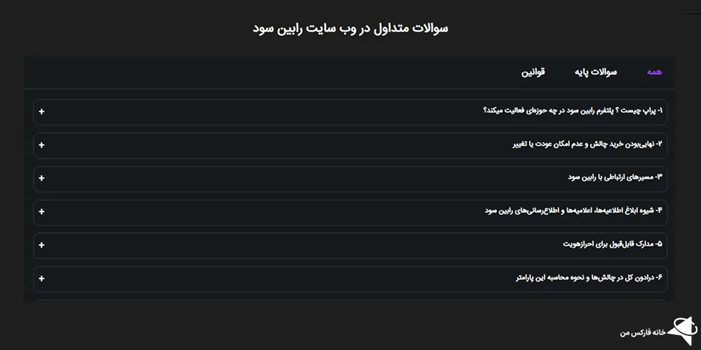 قوانین پراپ رابین سود، پراپ رابین سود، پراپ رابین سود رایگان