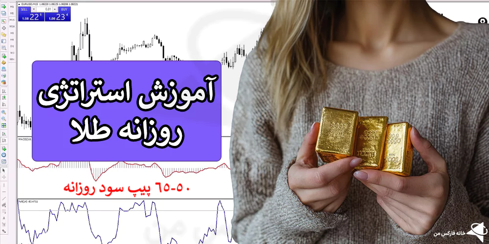 استراتژی روزانه طلا، استراتژی ترید طلا، استراتژی روزانه 50 پیپ