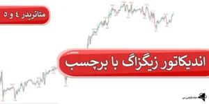 📊 دانلود رایگان اندیکاتور زیگزاگ با برچسب - ZigZag with labels در متاتریدر 4 و 5 📥