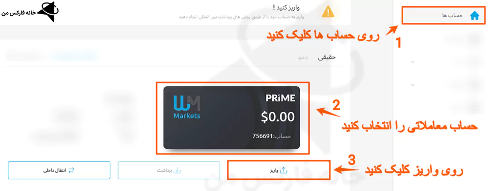 شارژ حساب wm markets با پرفکت مانی، شارژ بروکر wm market با پرفکت مانی، شارژ دبلیو ام مارکت با پرفکت مانی