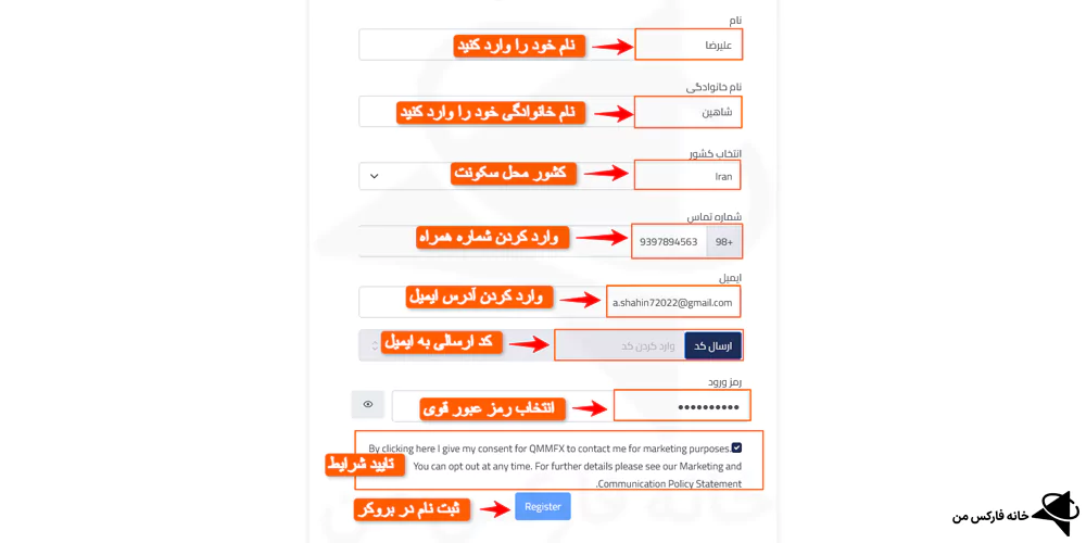 بروکر کیو ام ام اف ایکس - بروکر qmmfx - کارگزاری qmmfx